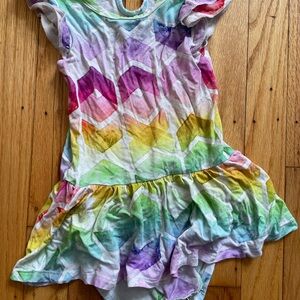 Little Bum Bums Rainbow Twirl Skirt Bodysuit
